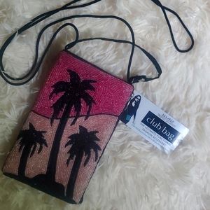 Pink Palm Tree pocketbook